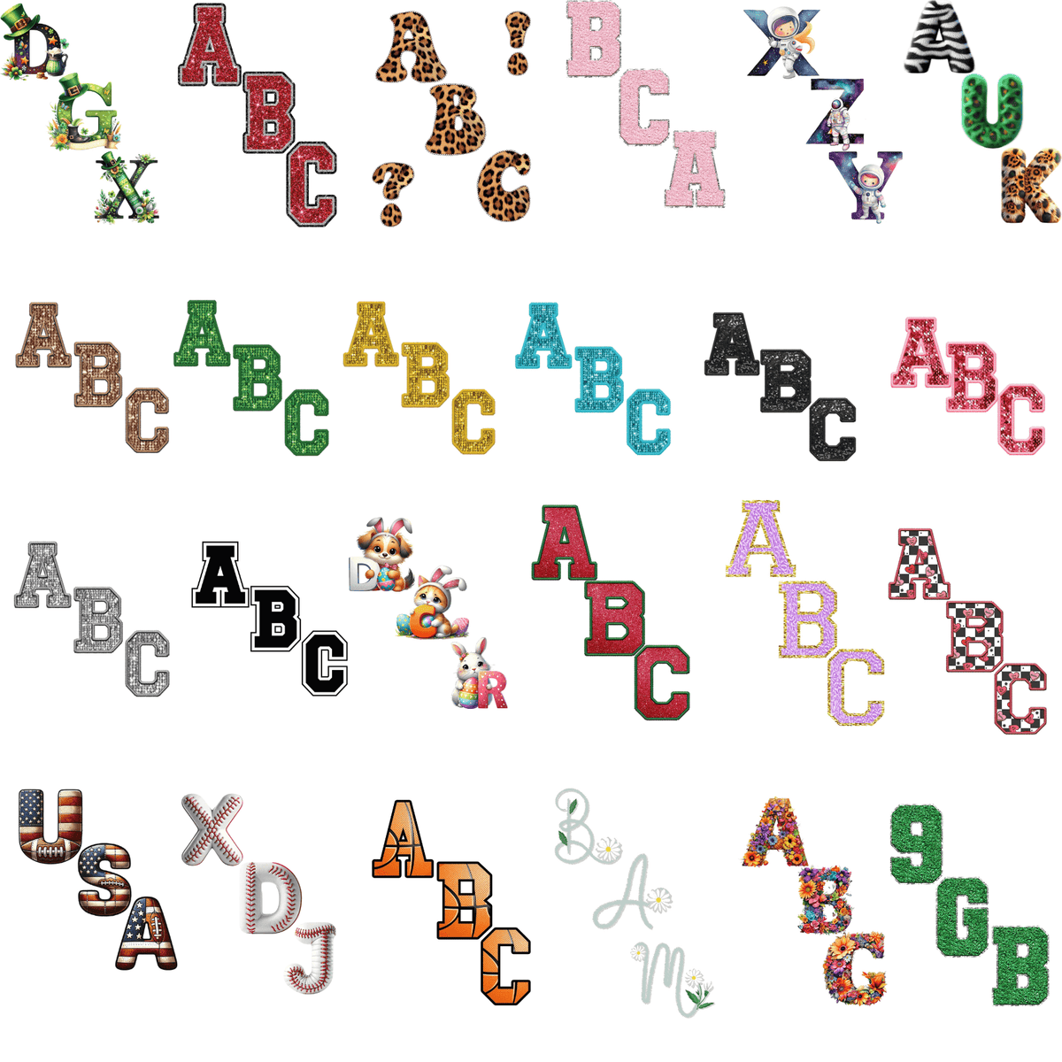 Shaped Alphabet - dtfintexas