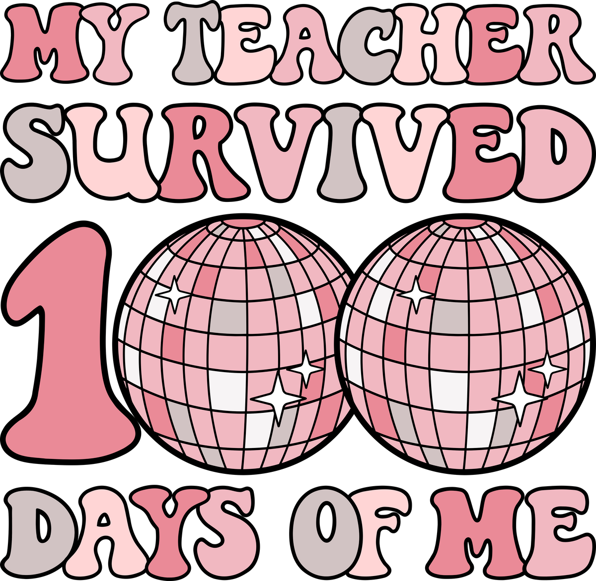 100 Days of School Love (52) 100 Days School Military & First Responders Ready To Press Dtf Transfers dtfintexas