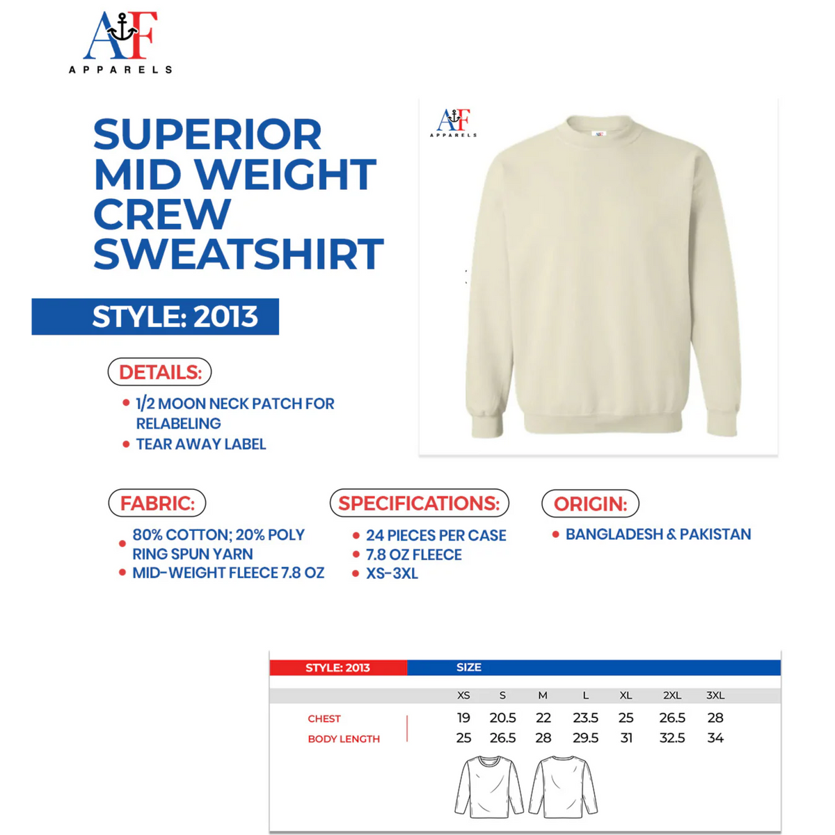 Premium Unisex Adult Crew Sweatshirts