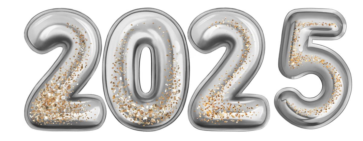 Glitter 2025 New Year's Eve  Holiday Ready To Press Dtf Transfers dtfintexas