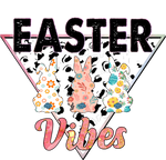 Easter Vibes  Easter Day Holiday Ready To Press Dtf Transfers dtfintexas