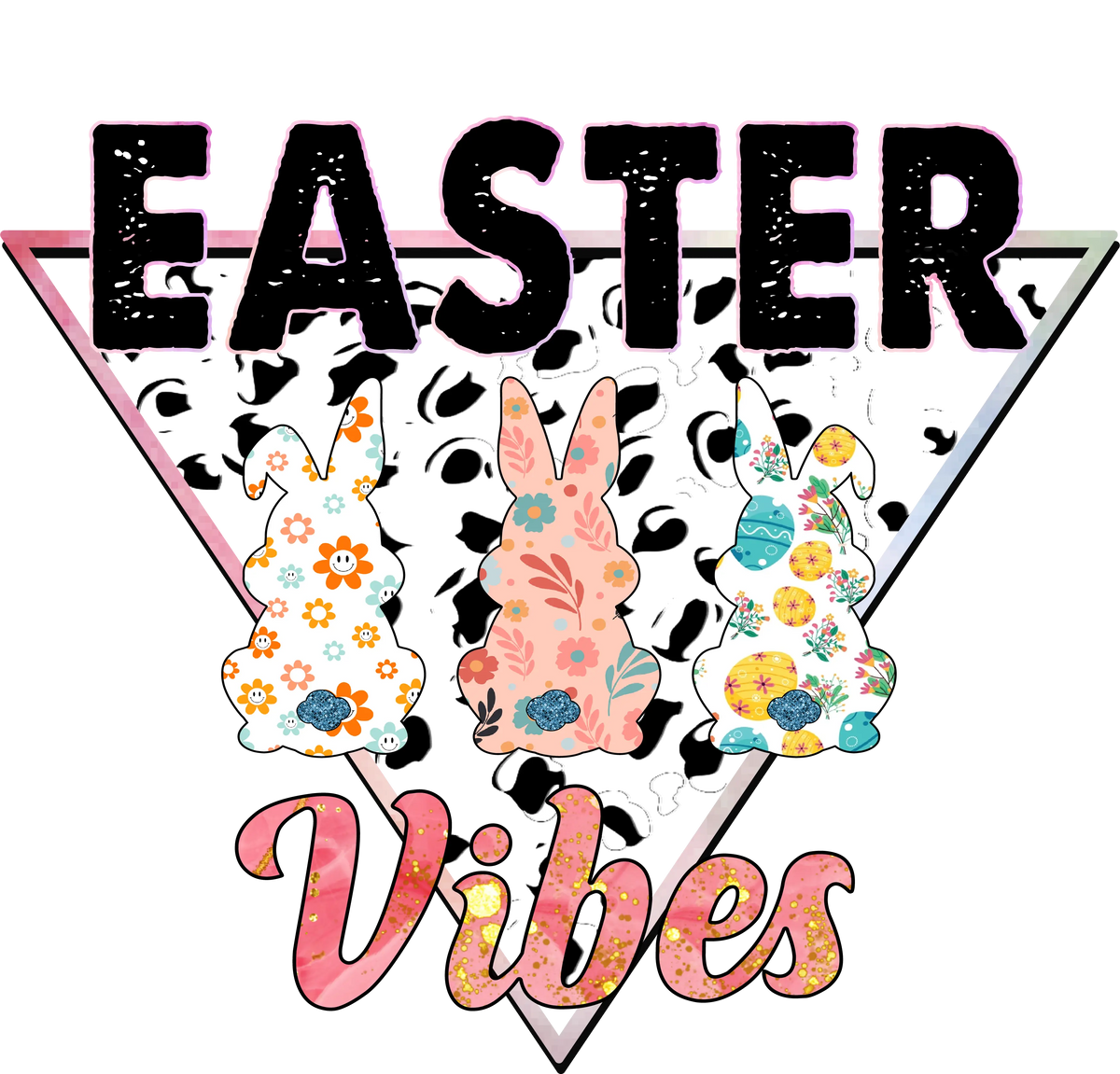 Easter Vibes  Easter Day Holiday Ready To Press Dtf Transfers dtfintexas