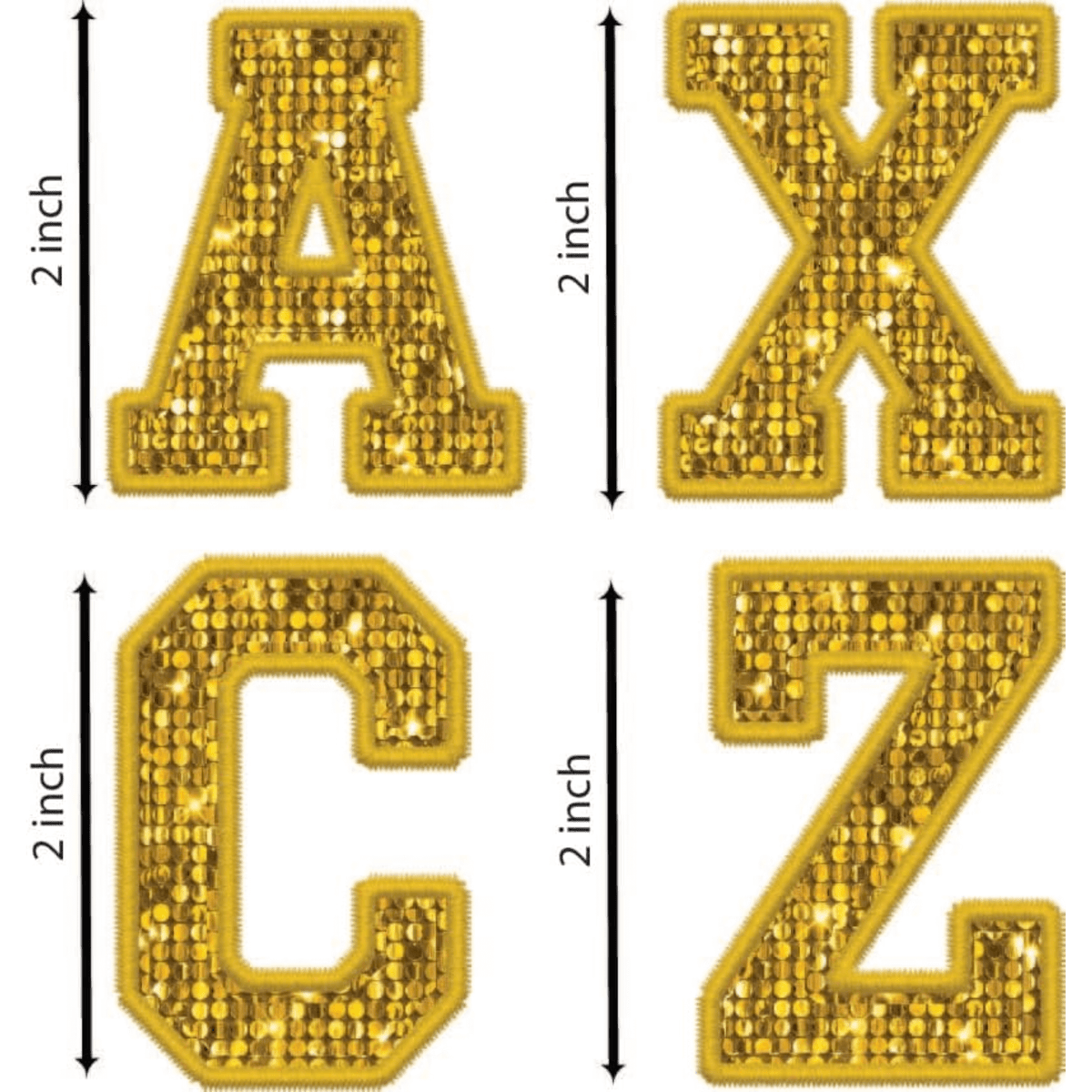 Gold Glitter Iron on Transfer Letters and Numbers  Shaped Alphabet  Ready To Press Dtf Transfers dtfintexas