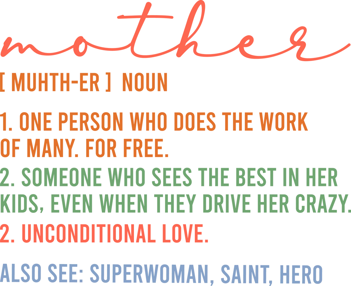 Mother  Mother's Day Holiday Ready To Press Dtf Transfers dtfintexas