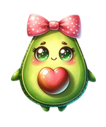 Avocado(1) Cute  Valentine' s Day  Holiday Ready To Press Dtf Transfers dtfintexas