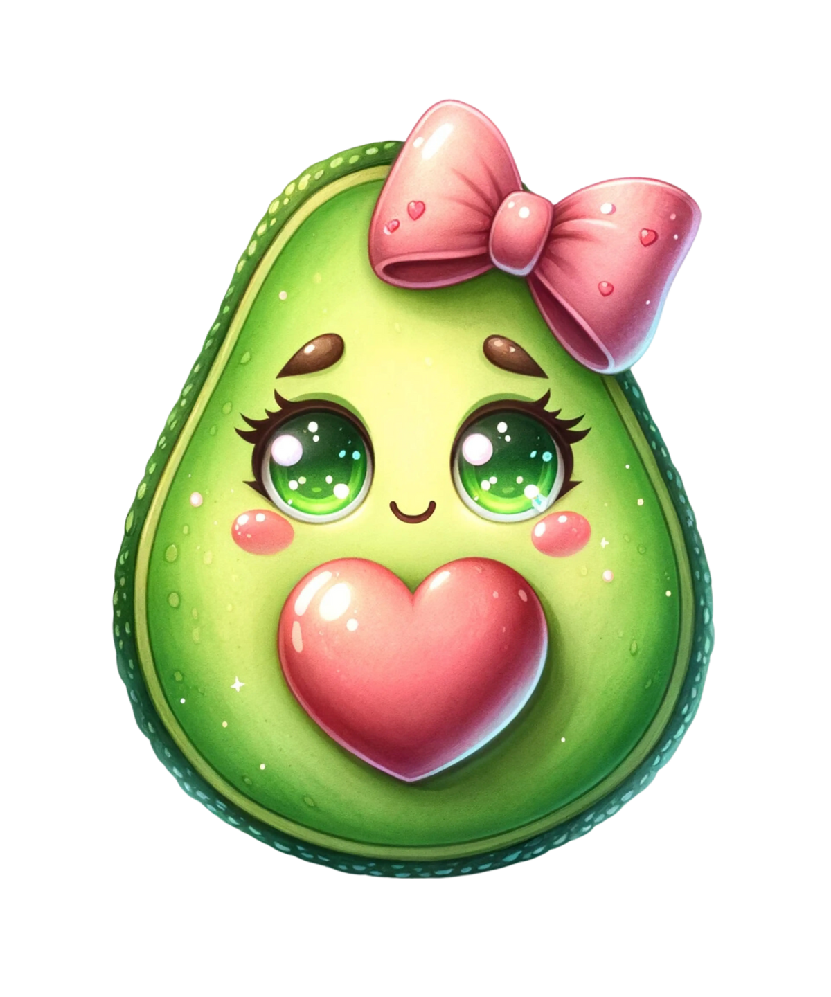 Avocado(9) Cute  Valentine' s Day  Holiday Ready To Press Dtf Transfers dtfintexas