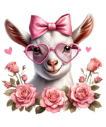 Animal Valentina (4)   Valentine' s Day  Holiday Ready To Press Dtf Transfers dtfintexas