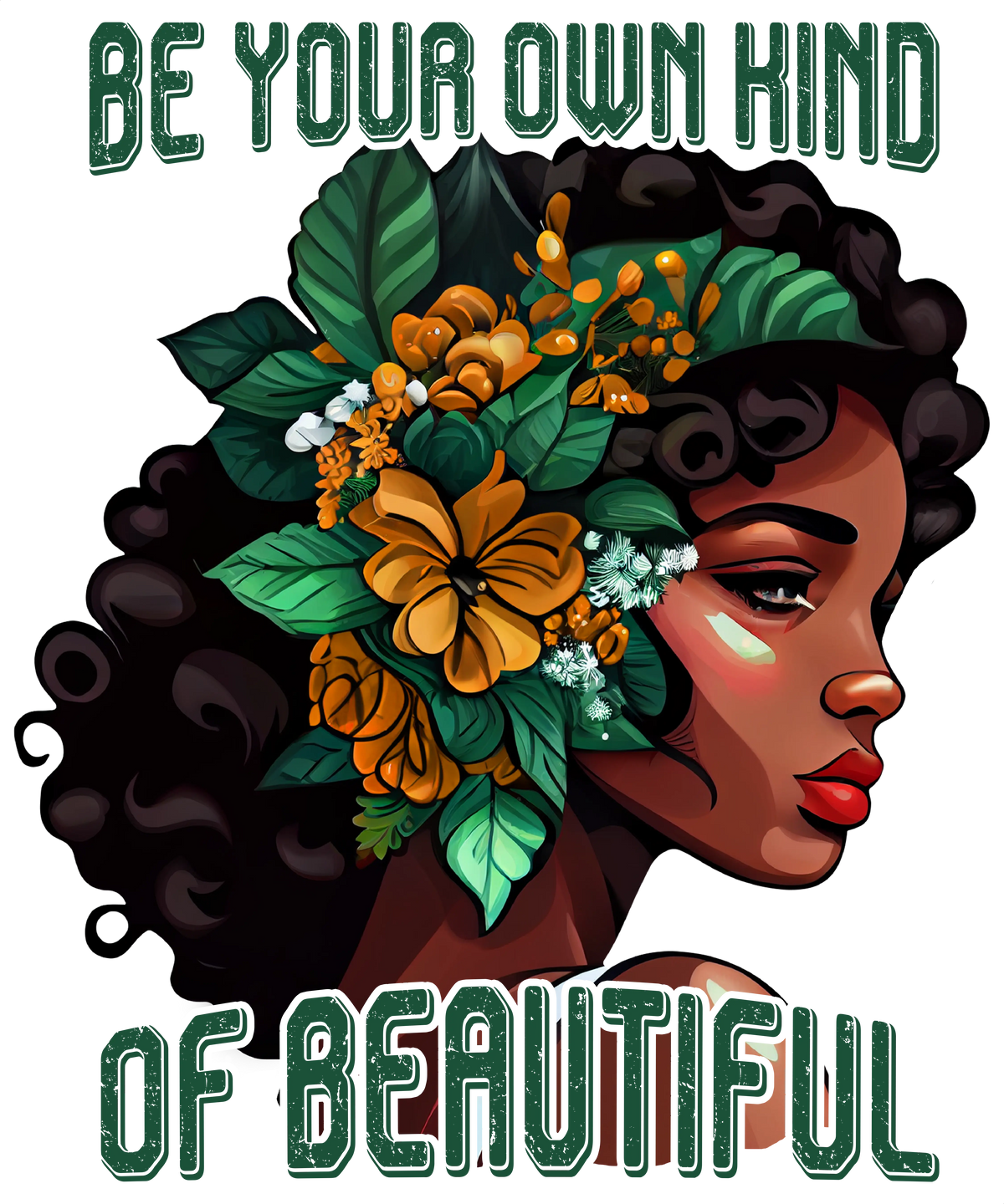 Black Women Flower(2) Mother's Day Holiday Ready To Press Dtf Transfers dtfintexas