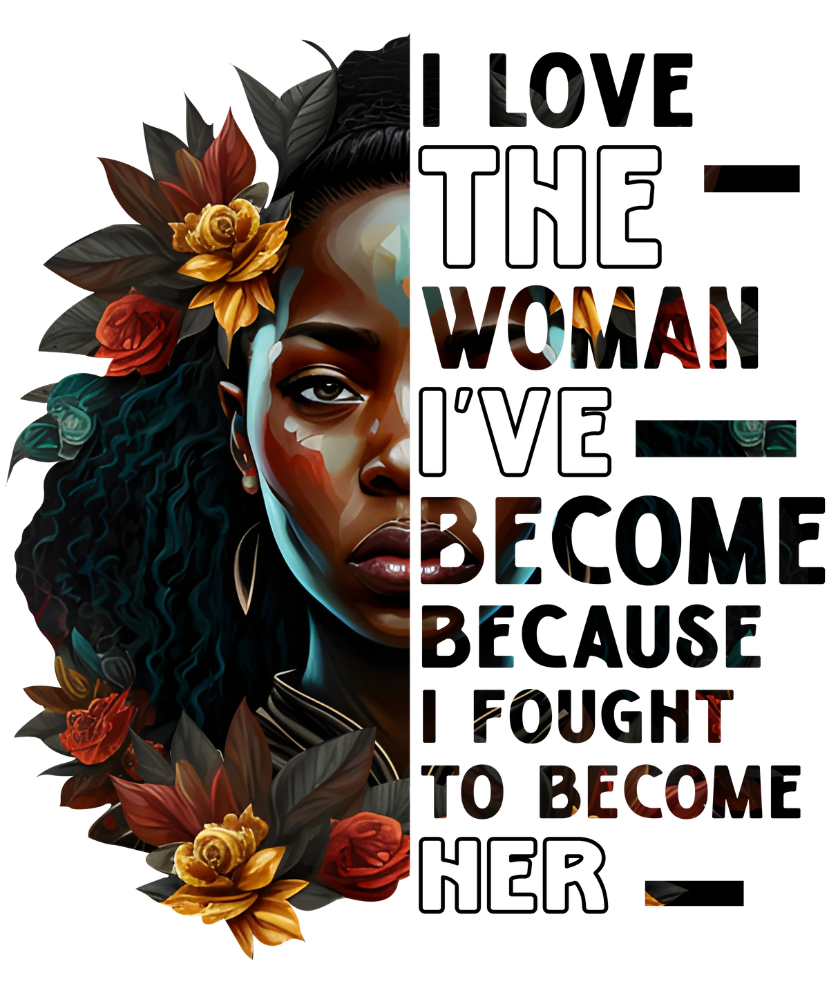 Black Women Flower(4) Mother's Day Holiday Ready To Press Dtf Transfers dtfintexas