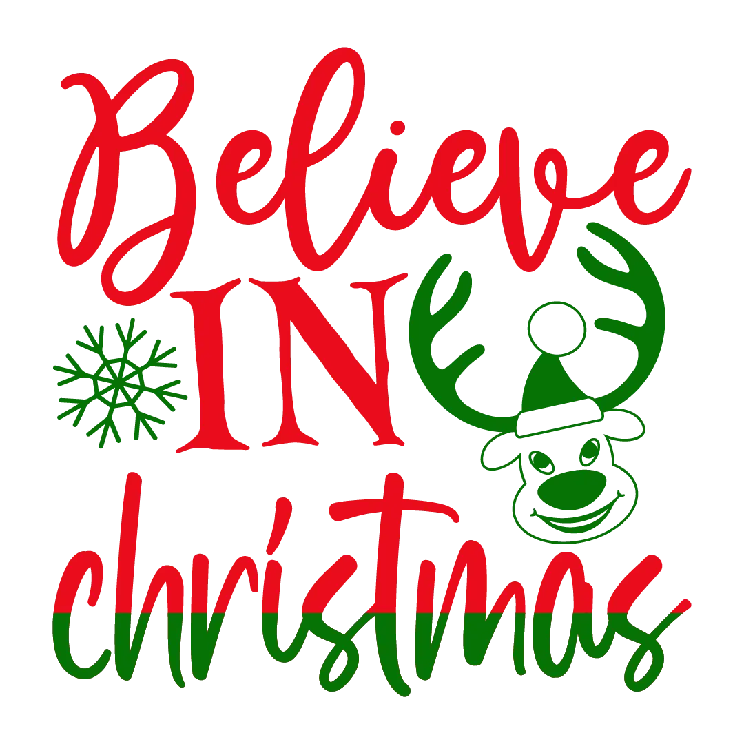 Believe in christmas Valentine' s Day  Holiday Ready To Press Dtf Transfers dtfintexas