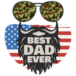 Best Dad Ever PATRIOTIC  HOLIDAYS READY TO PRESS dtfintexas