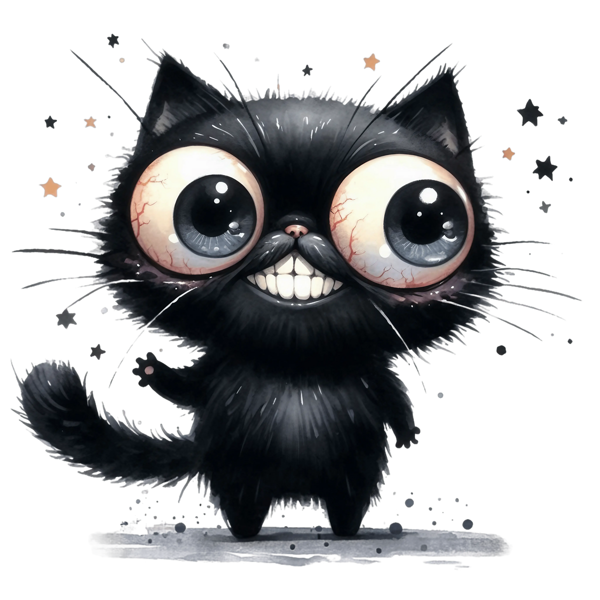 Black Cat (62) Cats Animals Ready To Press Dtf Transfers dtfintexas