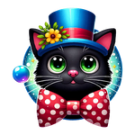 Black Cat (85) Cats Animals Ready To Press Dtf Transfers dtfintexas