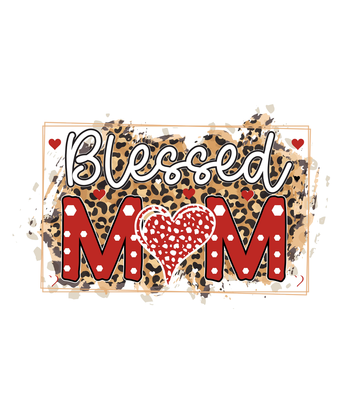 Blessed Mom (2)   Mother's Day Holiday Ready To Press Dtf Transfers dtfintexas