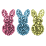 Bunny sequin faux   Easter Holiday Ready To Press Dtf Transfers dtfintexas