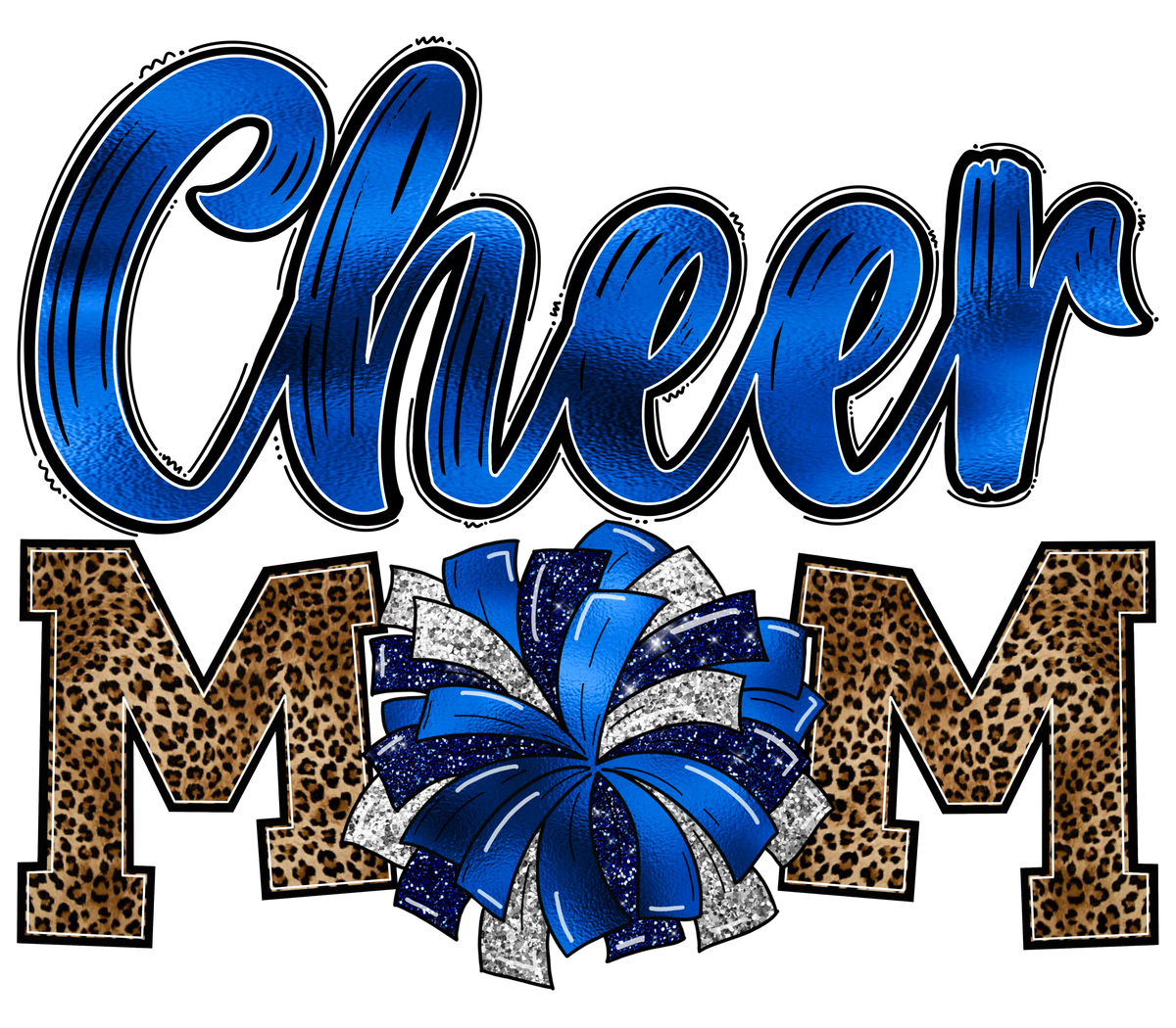 CheerMomNavypom     Mother's Day Holiday Ready To Press Dtf Transfers dtfintexas