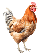 Chicken - Watercolor  Farm Animals  Animals  Ready To Press Dtf Transfers dtfintexas