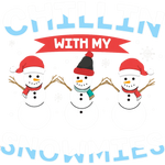 Chilling With my Snowmies 1  CHRISTMAS Ready To Press dtfintexas