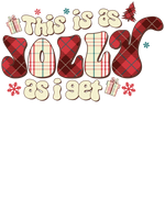 Christmas Plaid This is as Jolly as I Get    Christmas Holidays  Ready To Press Dtf Transfers dtfintexas