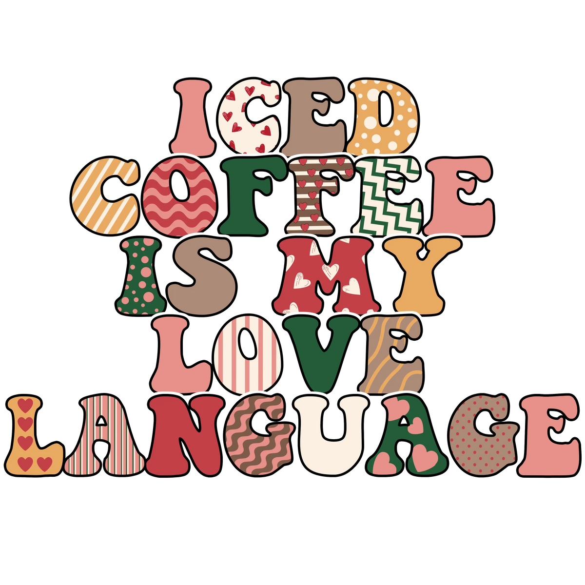 Coffe Valentine' s Day  Holiday Ready To Press Dtf Transfers dtfintexas
