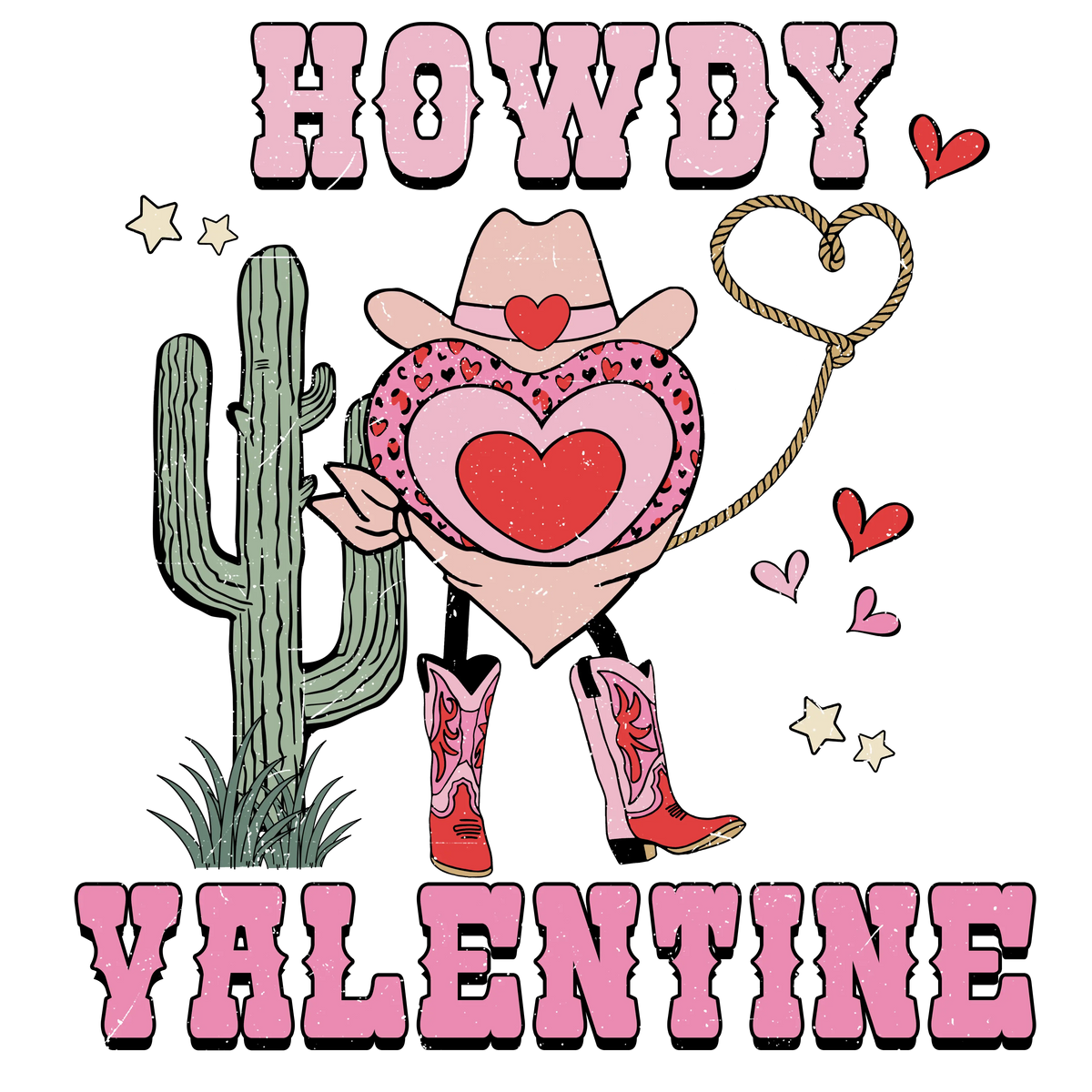 Cowboy Valentina (45)  Valentine' s Day  Holiday Ready To Press Dtf Transfers dtfintexas