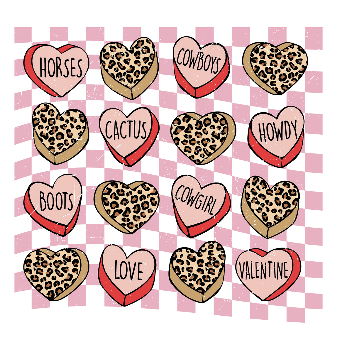 Cowboy Valentina (47)  Valentine' s Day  Holiday Ready To Press Dtf Transfers dtfintexas