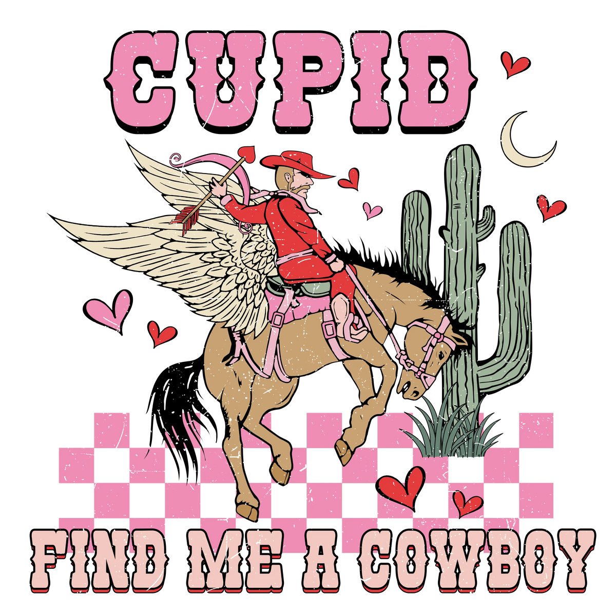Cowboy Valentina (50)  Valentine' s Day  Holiday Ready To Press Dtf Transfers dtfintexas