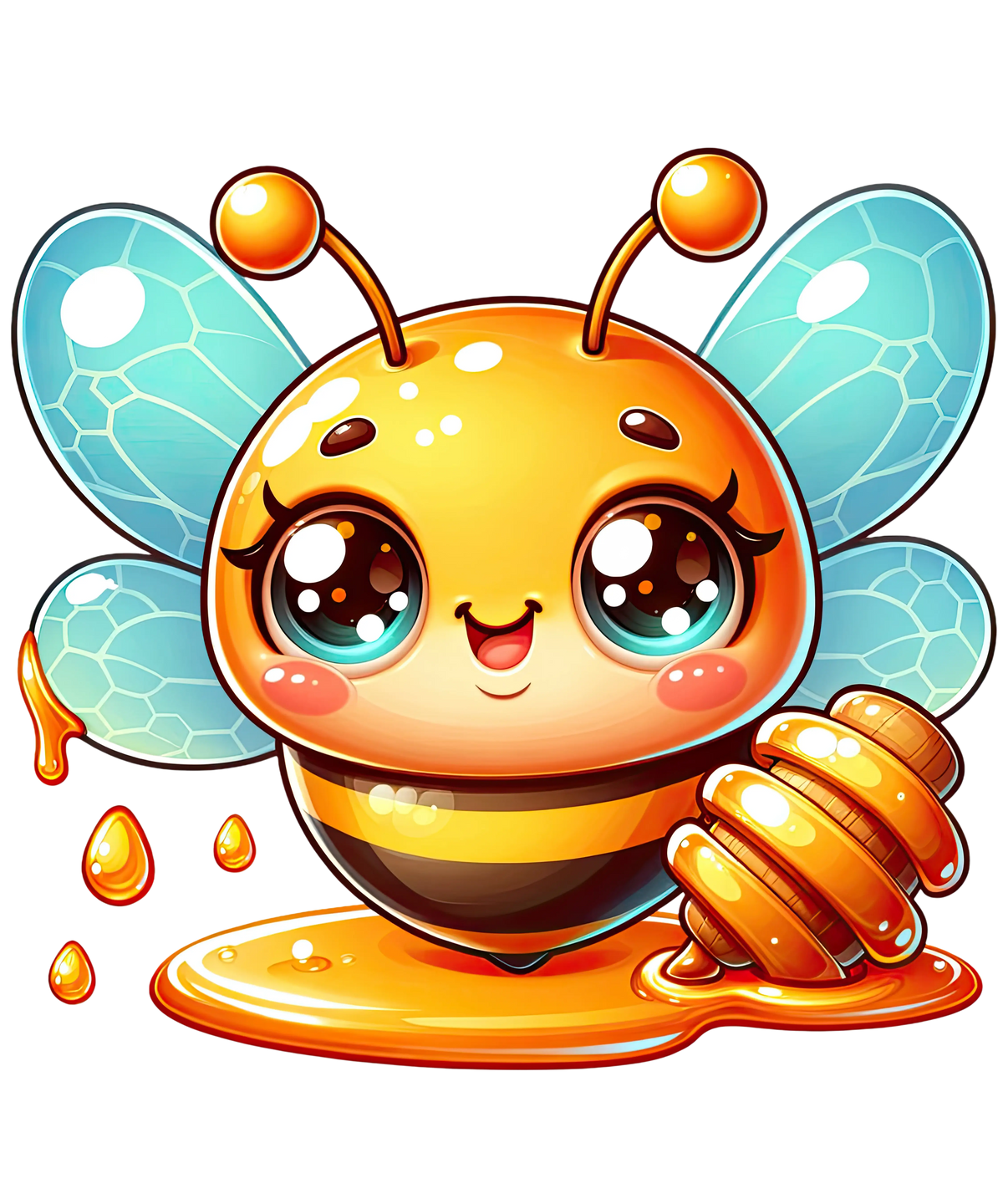 Cute Bees 19  Farm Animals  Animals  Ready To Press Dtf Transfers dtfintexas