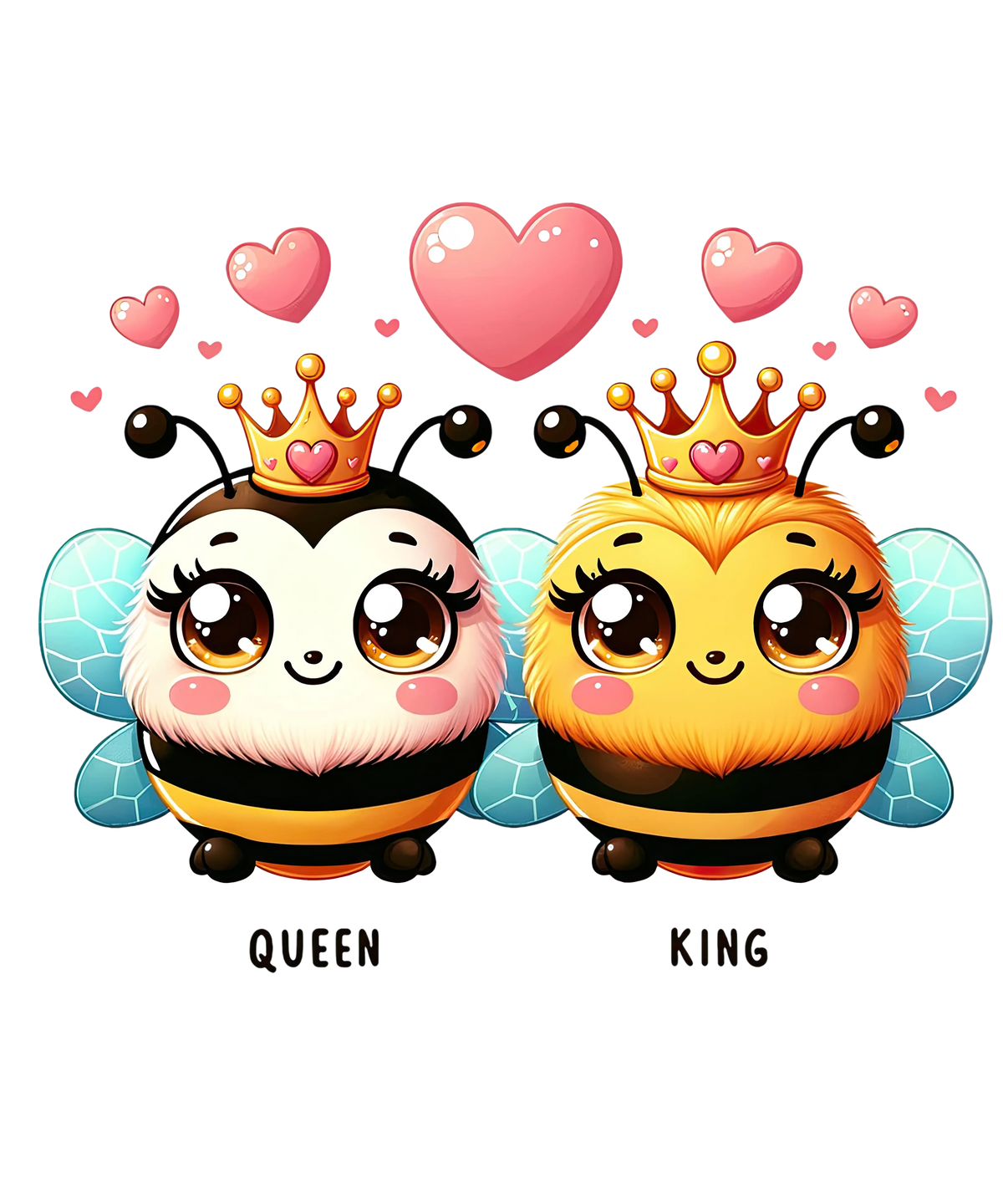 Cute Bees 32  Farm Animals  Animals  Ready To Press Dtf Transfers dtfintexas