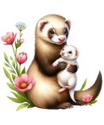 Cute Mama and Baby Animals 7  Farm Animals  Animals  Ready To Press Dtf Transfers dtfintexas
