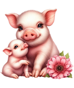 Cute Mama and Baby Animals 9 Farm Animals  Animals  Ready To Press Dtf Transfers dtfintexas