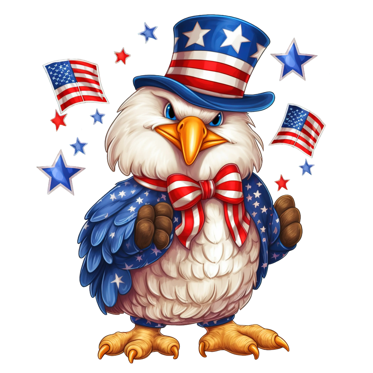 Cute patrıotıc Eagle 2 PATRIOTIC  HOLIDAYS READY TO PRESS dtfintexas