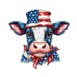 Cute patrıotıc cow 2 PATRIOTIC  HOLIDAYS READY TO PRESS dtfintexas