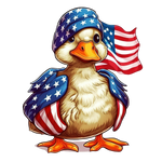 Cute patriotic duck 2 PATRIOTIC  HOLIDAYS READY TO PRESS dtfintexas