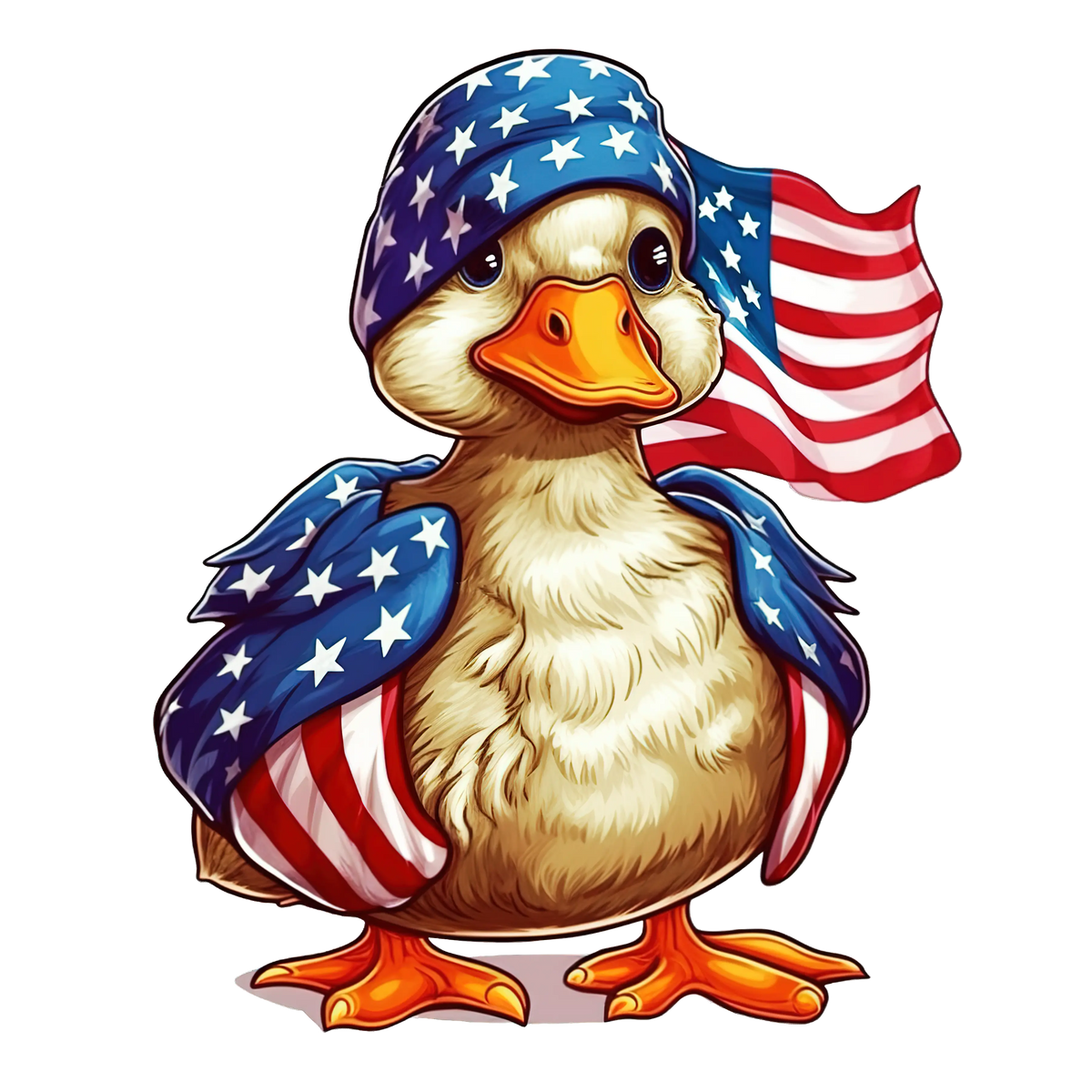 Cute patriotic duck 2 PATRIOTIC  HOLIDAYS READY TO PRESS dtfintexas