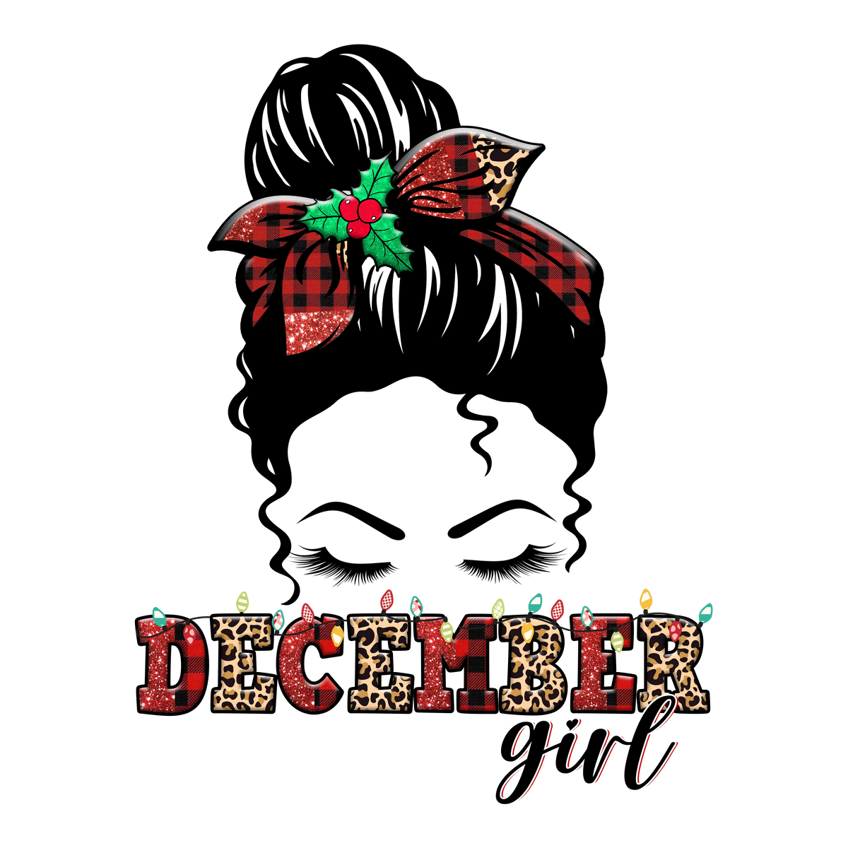 December girl  Mother's Day Holiday Ready To Press Dtf Transfers dtfintexas