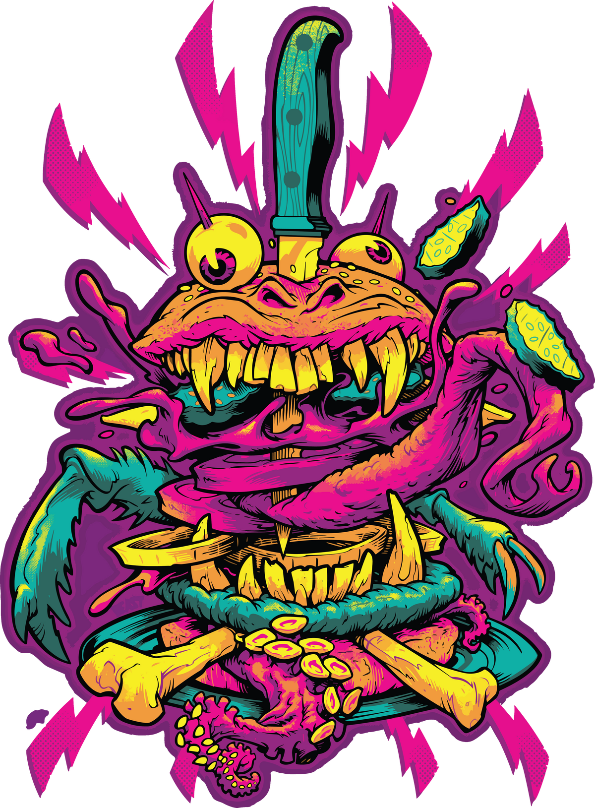Dragon (18) Danger Monster Street Ready To Press  Dtf Transfers dtfintexas