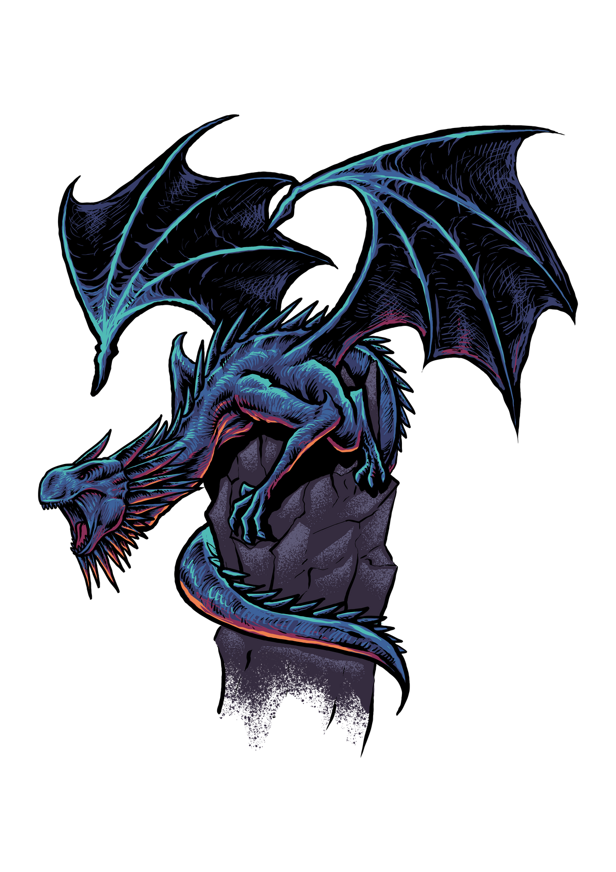 Dragon (26) Danger Monster Street Ready To Press  Dtf Transfers dtfintexas