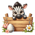 Easter Animal Peeking 5 Easter Day Holiday Ready To Press Dtf Transfers dtfintexas