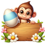 Easter Animal Peeking 6 Easter Day Holiday Ready To Press Dtf Transfers dtfintexas