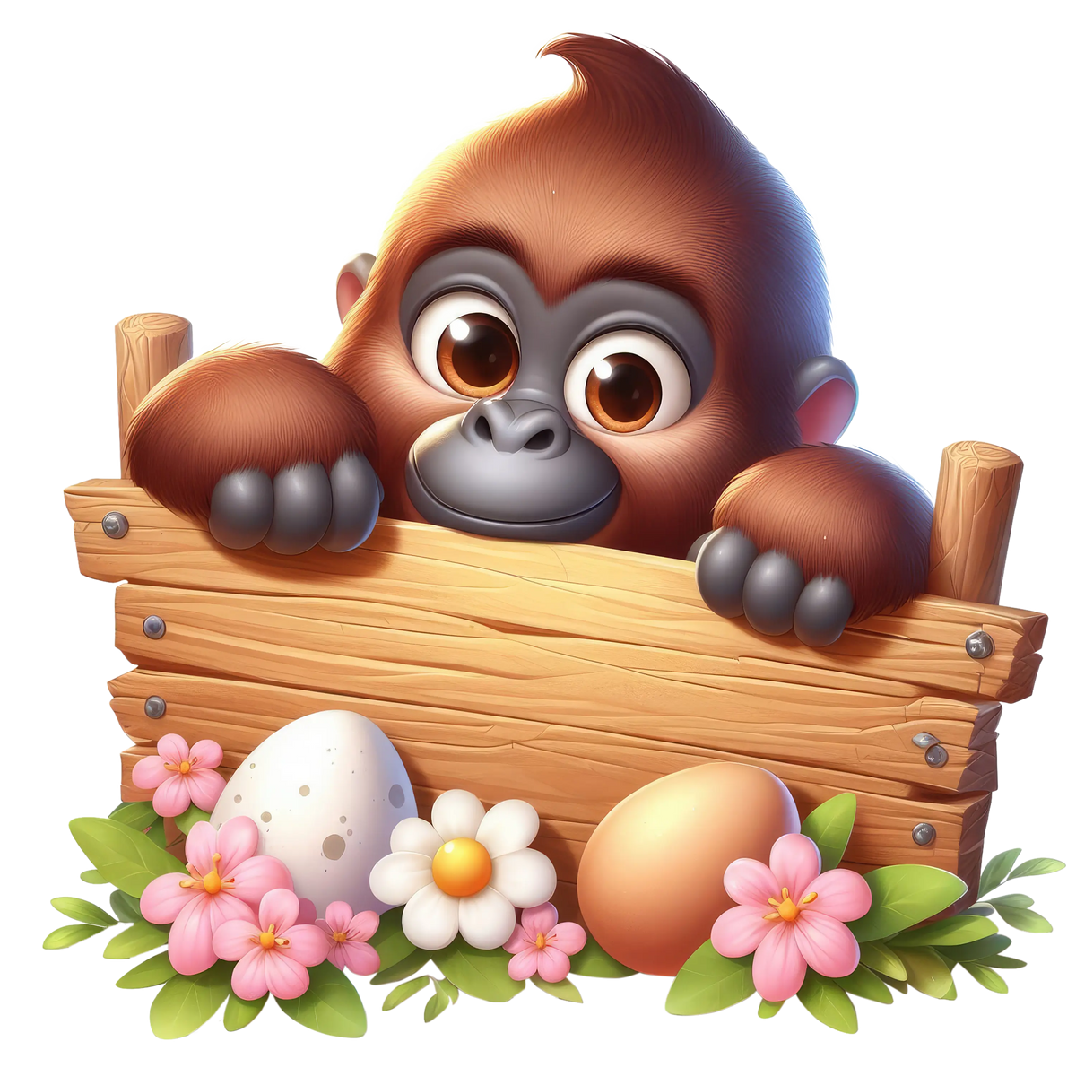 Easter Animal Peeking 9 Easter Holiday Ready To Press Dtf Transfers dtfintexas