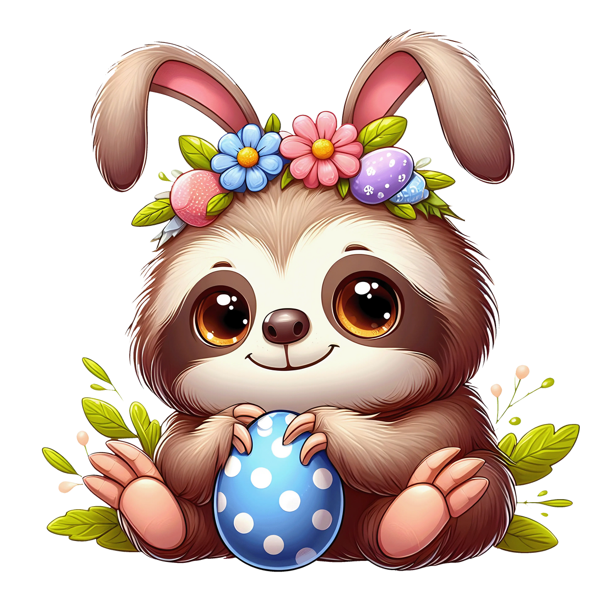 Sloths  Easter 100 Easter Day  Holiday Ready To Press Dtf Transfers dtfintexas