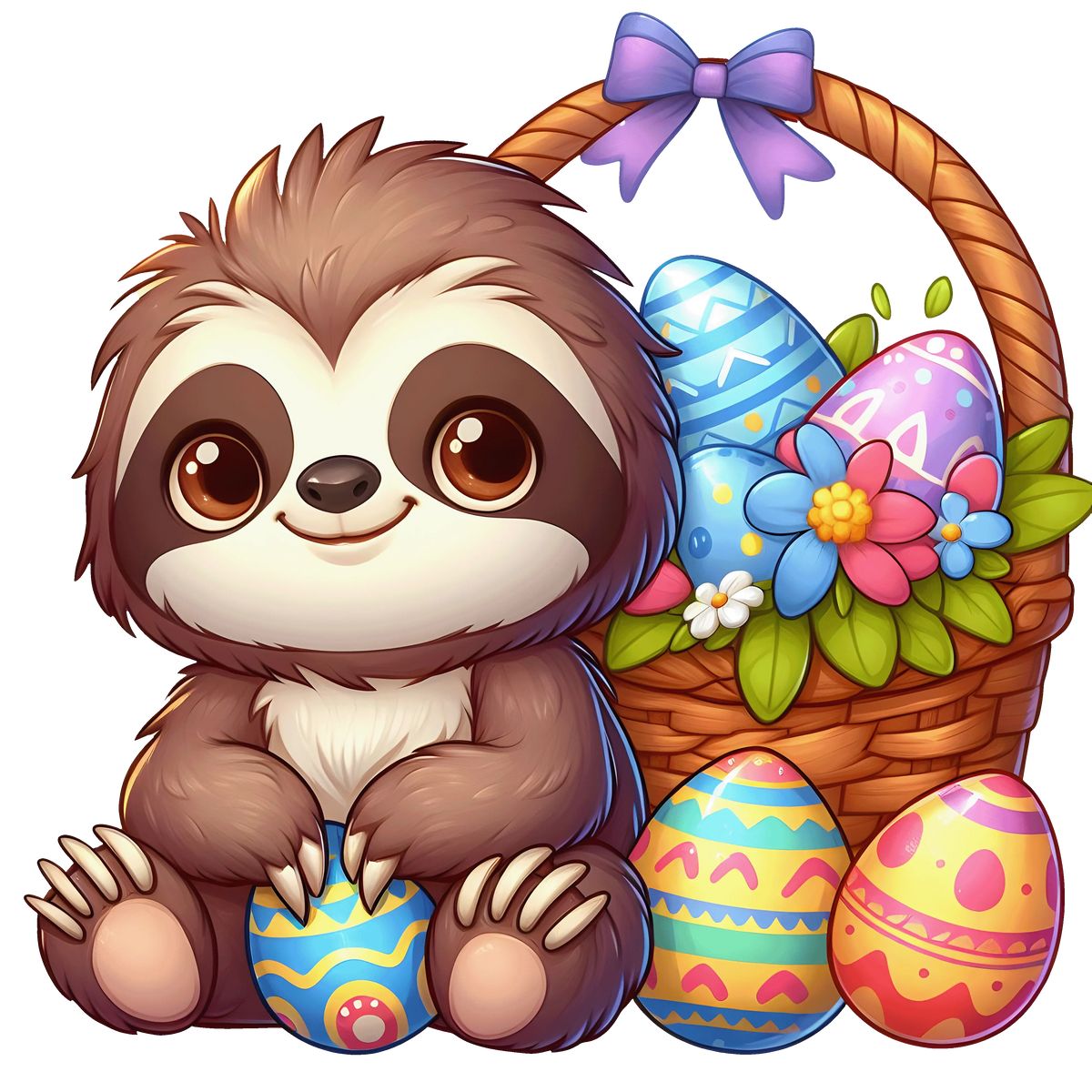 Sloths  Easter 101 Easter Day  Holiday Ready To Press Dtf Transfers dtfintexas