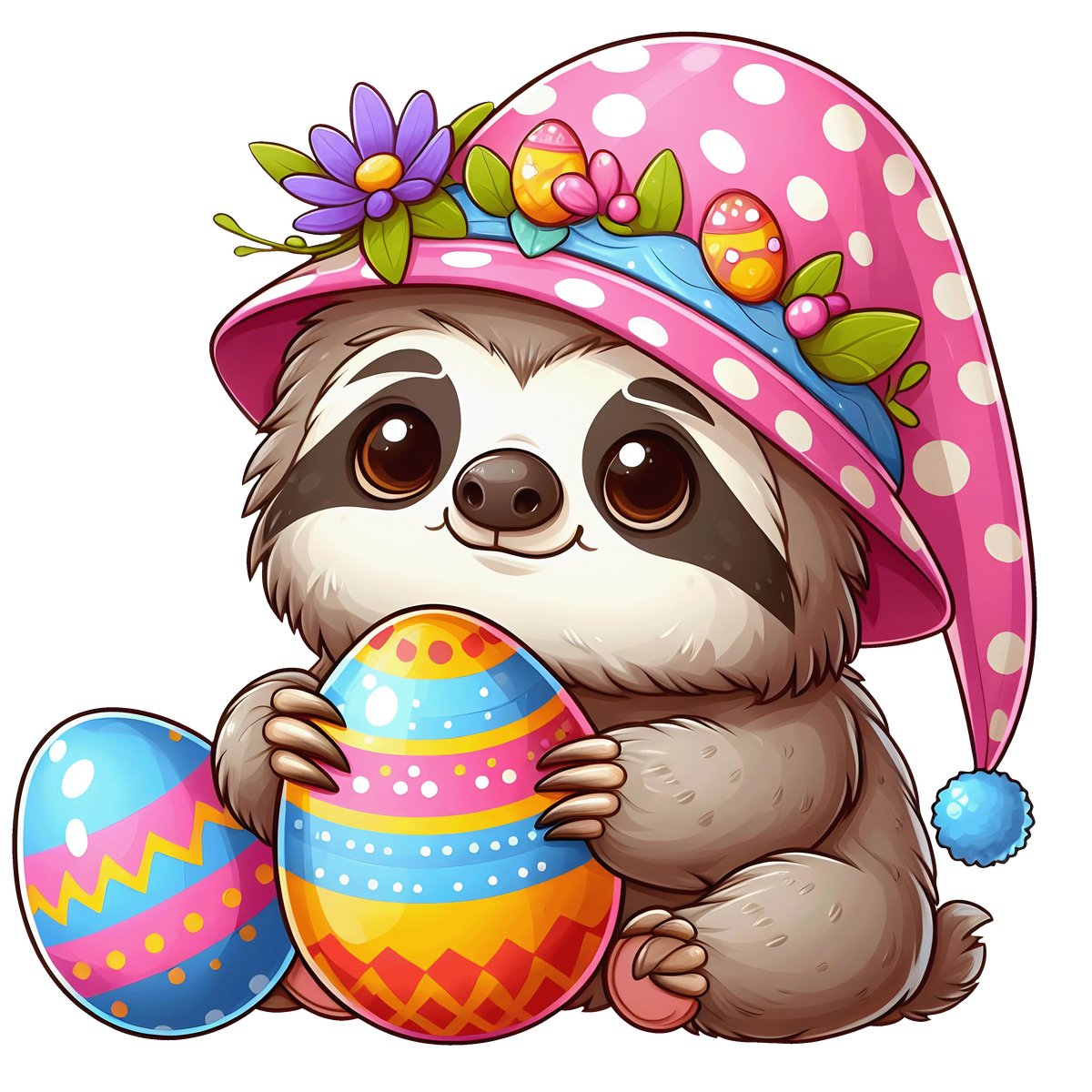 Sloths  Easter 85 Easter Day  Holiday Ready To Press Dtf Transfers dtfintexas