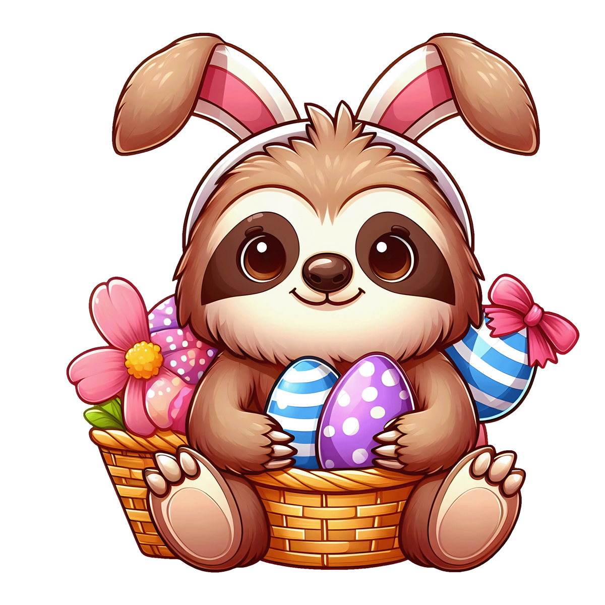 Sloths  Easter 97 Easter Day  Holiday Ready To Press Dtf Transfers dtfintexas