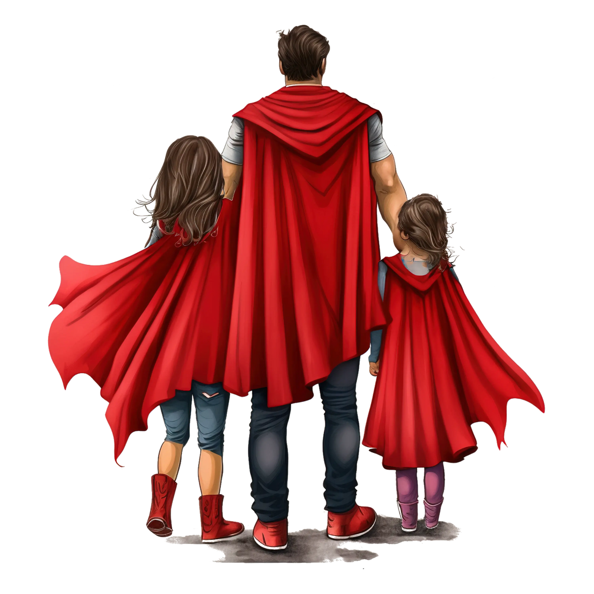 Father And Daughter 1 Father's Day Holiday Ready To Press Dtf Transfers dtfintexas