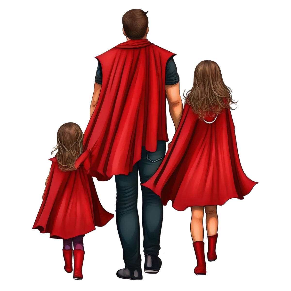 Father And Daughter 2 Father's Day Holiday Ready To Press Dtf Transfers dtfintexas