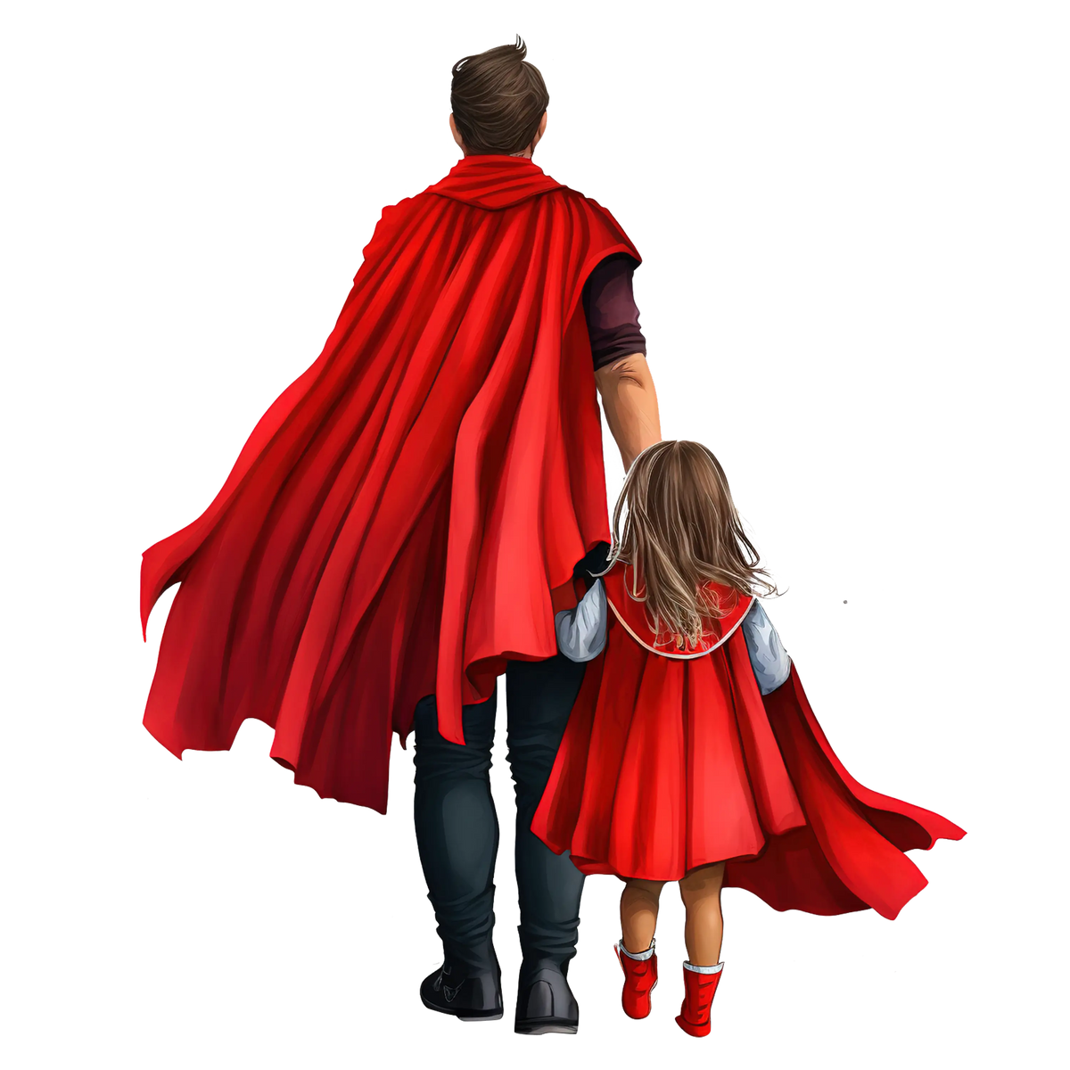 Father And Daughter 3 Father's Day Holiday Ready To Press Dtf Transfers dtfintexas