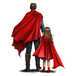 Father And Daughter 4 Father's Day Holiday Ready To Press Dtf Transfers dtfintexas