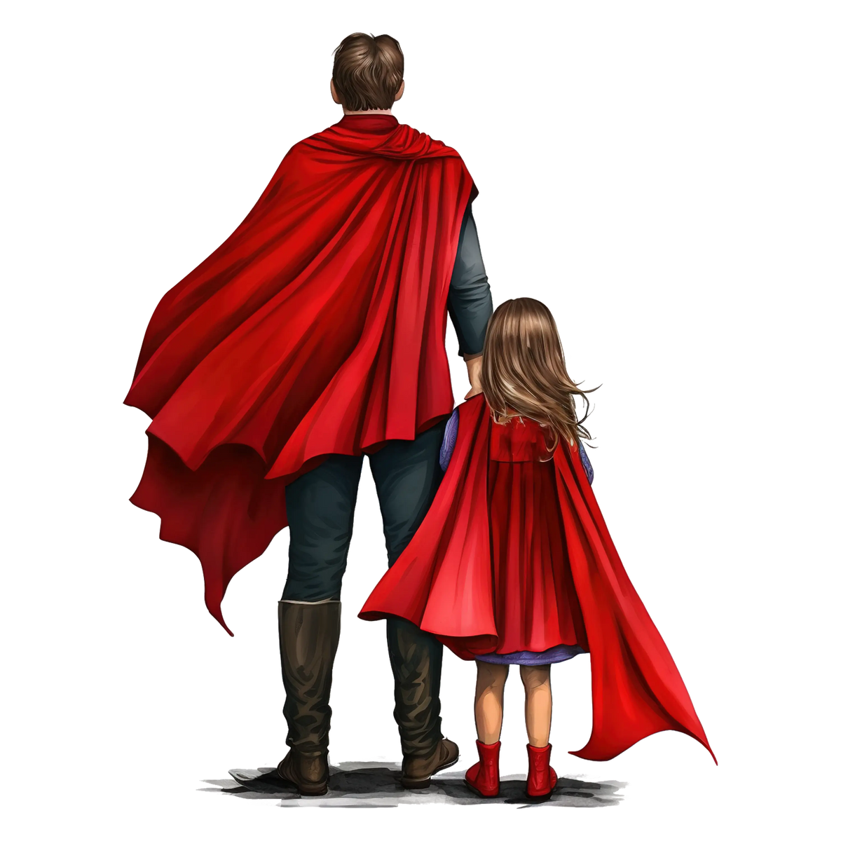Father And Daughter 4 Father's Day Holiday Ready To Press Dtf Transfers dtfintexas